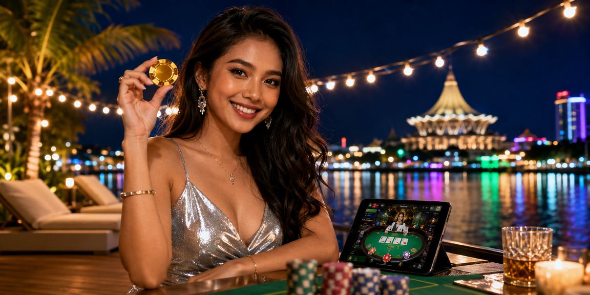 Pengguna Kuching menikmati permainan kasino popular dalam talian di 600d